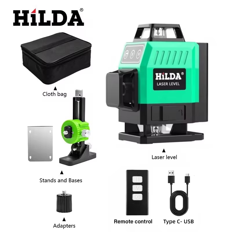 Power Tools That Are Green - Niveau laser vert super puissant HILDA
