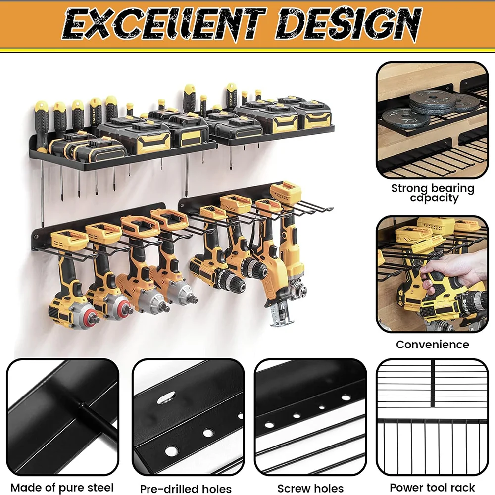 Support mural pour outils élec - Power Tools On Pegboard avis et prix